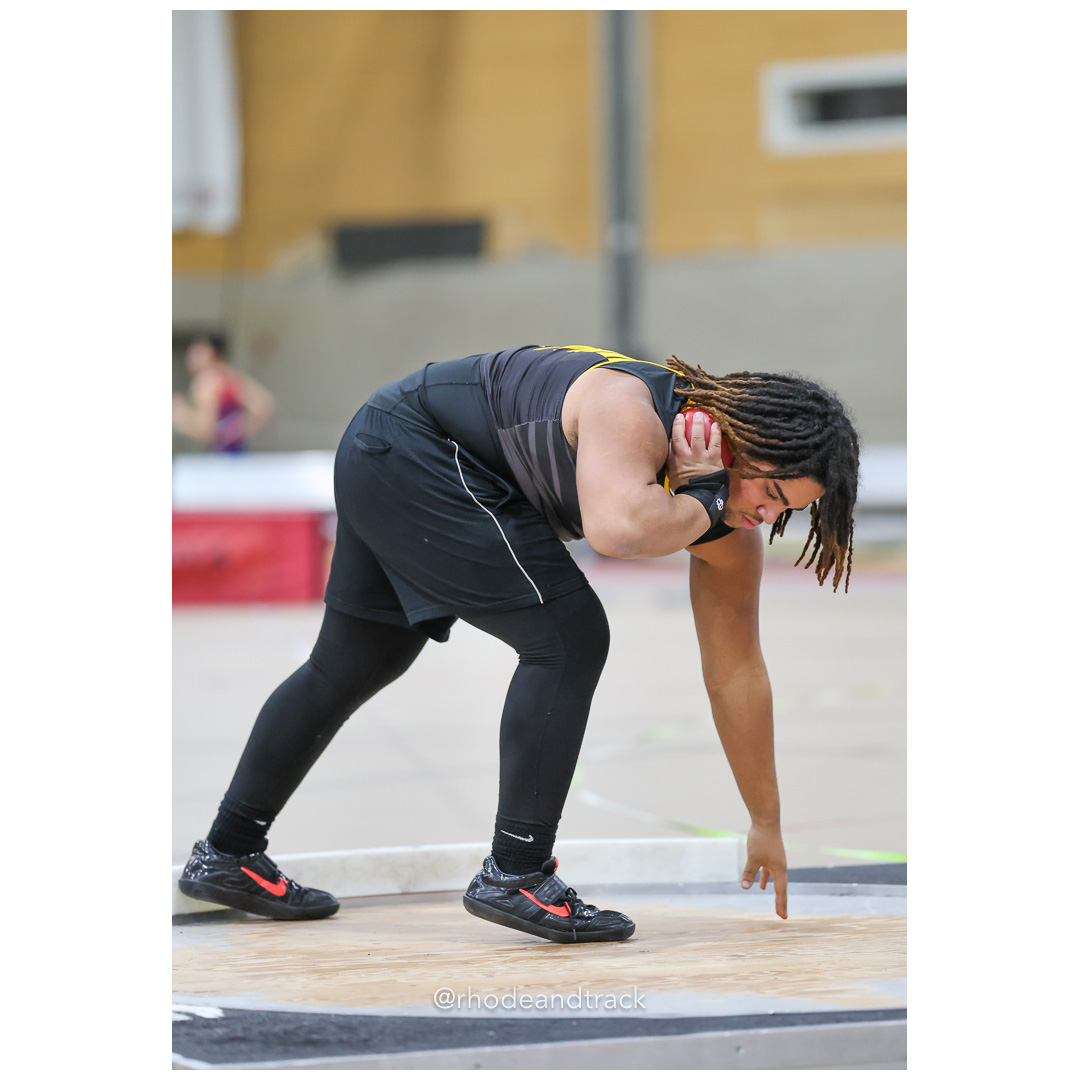 Shot put - Throw - Dwyer Division Championship - Indoor Track and Field - Providence Career Technical Academy - Providence RI - January 15, 2025 title=
